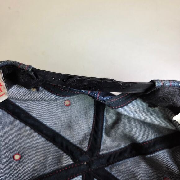 Vintage Budweiser Denim Snapback Hat 80s West-Chester St Louis USA Made Beer Cap - Picture 12 of 14